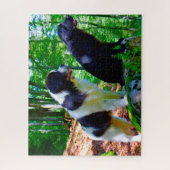 ランドセル・ドッグ。 ジグソーパズル (縦)