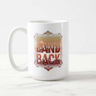 ランドバック インディジナスの権利 山 日没 コーヒーマグカップ