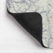 ランドマクナリー公式1925自動トレイルズマップ2 マウスパッド (コーナー)