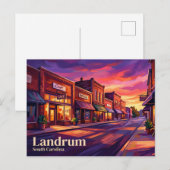ランドラム歴史的ダウンタウンUSA ポストカード (正面/裏面)