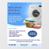 ランドリカスタマイズーンマット洗濯物取扱洗濯及び折り畳み ウィンドウサイン (シート)