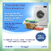 ランドリカスタマイズーンマット洗濯物取扱洗濯及び折り畳み ウィンドウサイン (シート3)