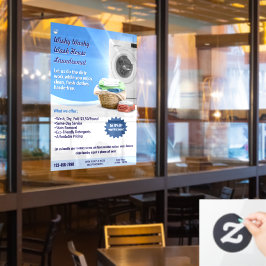 ランドリカスタマイズーンマット洗濯物取扱洗濯及び折り畳み ウィンドウサイン