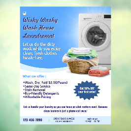 ランドリカスタマイズーンマット洗濯物取扱洗濯及び折り畳み ウィンドウサイン