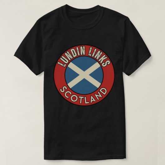 ランドリンリンクス、スコットランド Tシャツ (デザイン正面)