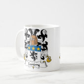 ランドリーの家紋 コーヒーマグカップ (正面左)