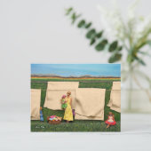 ランドリーはがき ポストカード (スタンド正面)