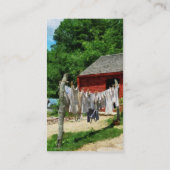 ランドリーぶら下がったズ・オンライン – プラチナ 名刺 (裏面)