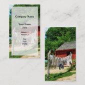 ランドリーぶら下がったズ・オンライン 名刺 (正面/裏面)