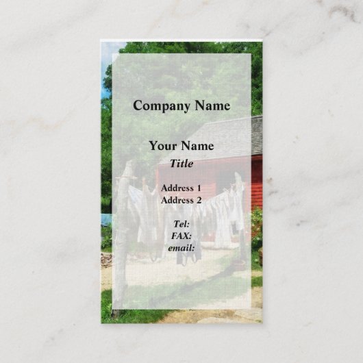 ランドリーぶら下がったズ・オンライン 名刺 (正面)