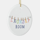 ランドリーぶら下がったルーム セラミックオーナメント (右)
