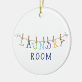 ランドリーぶら下がったルーム セラミックオーナメント (左)