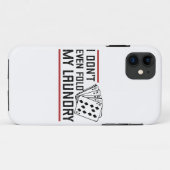ランドリーカードを折りおもしろいトランプのポーカーする Case-Mate iPhoneケース (裏面(横))