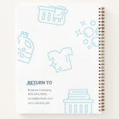 ランドリーサービスのランドロマット ノートブック (裏面)