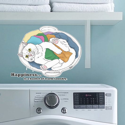 ランドリーデイキャット シール