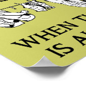 ランドリーデイハウス清掃おもしろいポスター看板 ポスター (角)