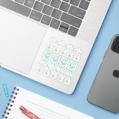 ランドリーデイ洗剤 掃除と家事のプランナー シール (ノートパソコンとiPhone)