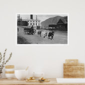 ランドリードッグチームアラスカ1904 ポスター (キッチン)