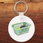 ランドリーバスケットキーチェーン キーホルダー (正面)
