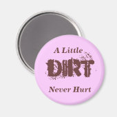 ランドリーマグネット – 少し汚れ マグネット (正面/裏面)