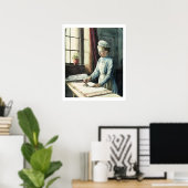 ランドリーメイド， c.1880 ポスター (ホームオフィス)