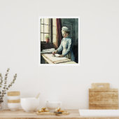 ランドリーメイド， c.1880 ポスター (キッチン)