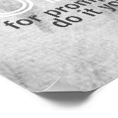 ランドリーユーモアのある引用文ポスタータイポグラフィ ポスター (角)