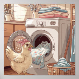 ランドリールームチキンバリューポスター紙（マット） ポスター