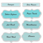 ランドリールームホーム団体や組織ラベル シール (正面)