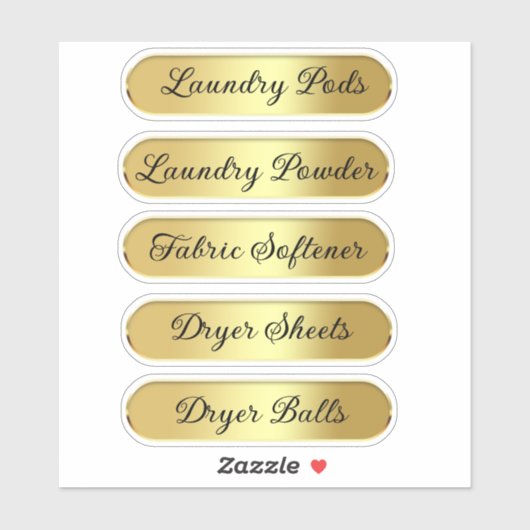 ランドリールーム5パーソナライズされた団体や組織金ゴールド シール (シート)