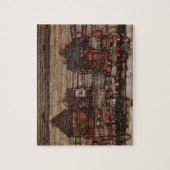 ランドリー付き住宅(シーバーグII)by Egon Schiele ジグソーパズル (縦)