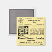 ランドリー新聞広告 マグネット (正面/裏面)