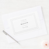 ランドリー漂白剤ラベルシール 長方形シール (封筒)