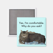 ランドリー猫マグネットで快適 マグネット (正面/裏面)