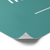 ランドリー看板 ポスター (角)