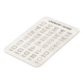 ランドリー記号グラフ マグネット (左側)