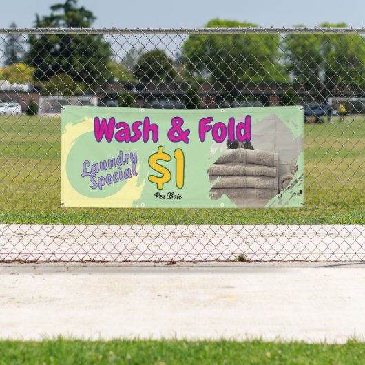 ランドリー・フォールド・バナー 横断幕 (インサイチュ)