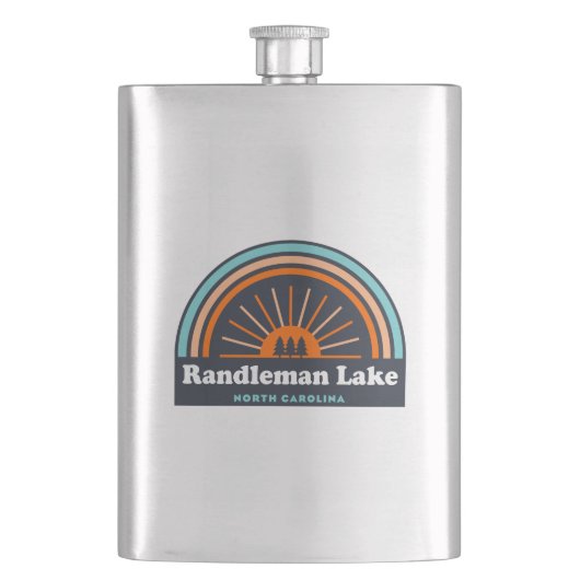 ランドレマンレイクノースカロライナ虹 フラスク (正面)