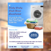 ランドロマの洗濯サービスをカスタマイズ 洗濯と折り畳み ウィンドウサイン (シート2)