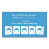 ランドロマット マグネット名刺 (正面)