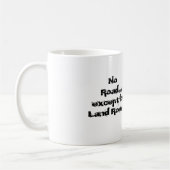 ランドローバーのマグを除く道無し コーヒーマグカップ (左)