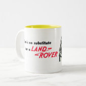 ランドローバーの代理がありません ツートーンマグカップ (正面左)