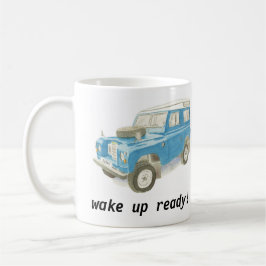 ランドローバーは準備ができたクラシックな車のマグを目覚めます コーヒーマグカップ