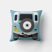 ランドローバーカスタムで青いシリーズ3を個人化して下さい クッション (裏面)