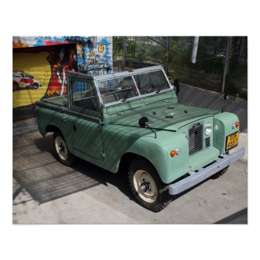 ランドローバーシリーズII SWB ポスター (正面)