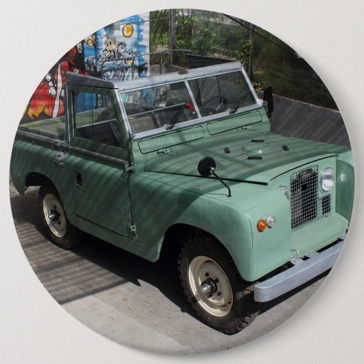 ランドローバーシリーズII SWB 缶バッジ (正面)