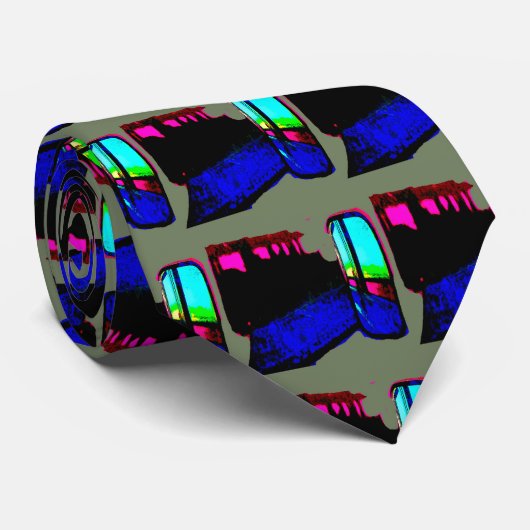 ランドローバーパターンタイ ネクタイ (ロール)