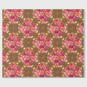 ランドンのシック·フローラ·ロマンス ラッピングペーパー (フラット)