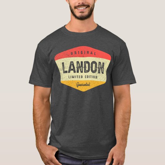 ランドンパーソナライズされたネーム – ランドン Tシャツ (正面)