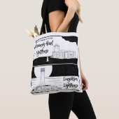 ランド・エンド・ジョン・オーズの灯台 トートバッグ (クローズアップ)